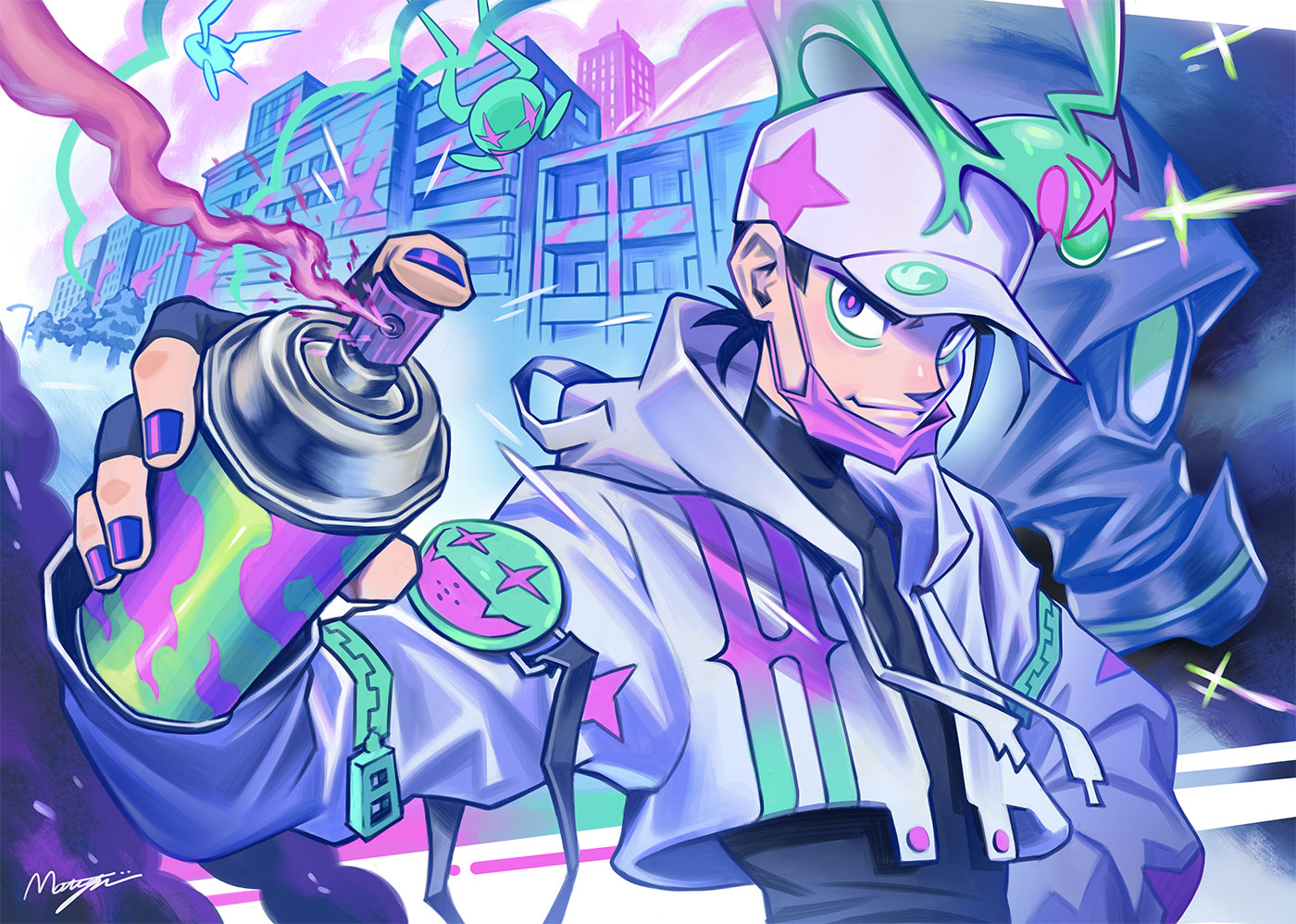 Urban Inkstorm motojima's Illuatration