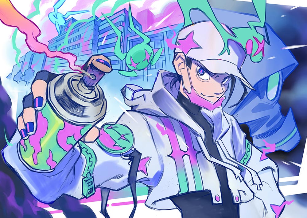 Urban Inkstorm motojima's Illuatration Rough sketch