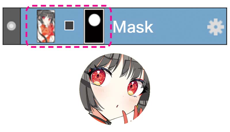 Layer mask.